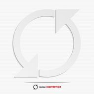 Abstract refresh web icon N2