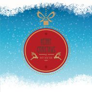 christmas ball merry snowflakes background