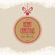 christmas ball merry snowflakes background N2