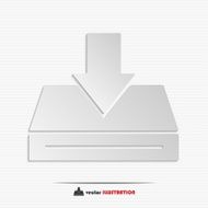 Abstract download web icon