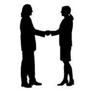 Businessperson Silhouette N6