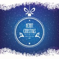 christmas ball merry snowflakes background N6