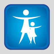 Human silhouette design N6