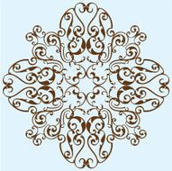 Roccocco design flower
