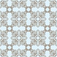 Seamless exotic art pattern