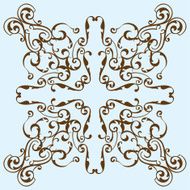 Victorian art flower