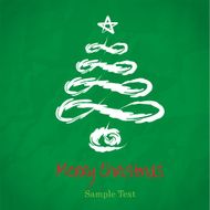 Vector hand drawing Christmas Tree