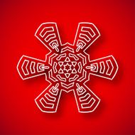 Snowflake with shadow N3