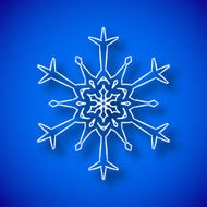 Snowflake with shadow N4