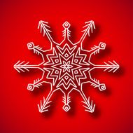 Snowflake with shadow N5