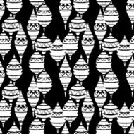 Christmas seamless pattern with balls N2