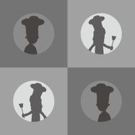 silhouette avatar portrait picture