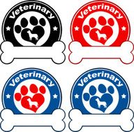 Collection of Logo With Dog Paw and Bone - 3