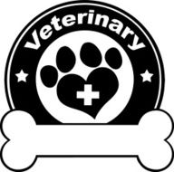 Black Circle With Cross And Bone Under Text