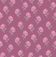 Seamless floral vector pattern N50