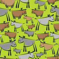 dogs are different seamless pattern