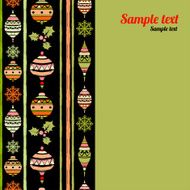 Holiday Christmas seamless boarders background