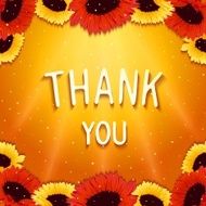 Festive gentle wishes thank you