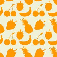 seamless pattern with fruits and berries N8
