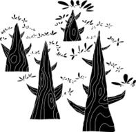 Group of Black Trees