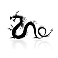 Dragons symbol of new year for your design