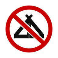 Tents Not Allowed