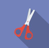 Icon of Scissors Flat style