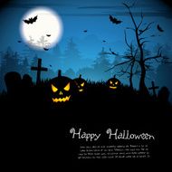 Halloween night with pumpkins N2
