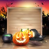 Modern Halloween greeting card