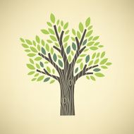 Stylized vector tree N5