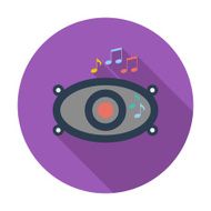 Icon of car speakers N4