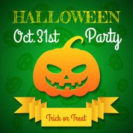 Halloween Party Card Template