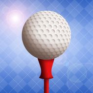 golf ball to the starting point