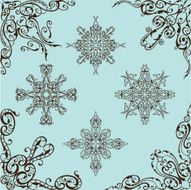 Ornate corner set