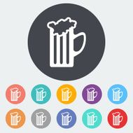 Beer flat icon N2