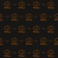 Halloween pumpkin pattern N5