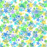Christmas holiday seamless pattern