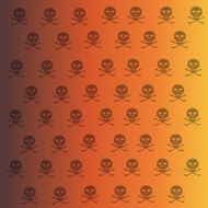 Vector wallpaper with skulls