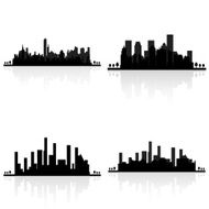 Building silhouettes N15