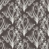 Seamless floral abstract ornament
