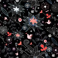 beautiful designs of flowers and birds