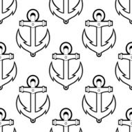 Marine or nautical seamless background pattern