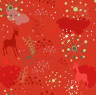Silhouette of deer
