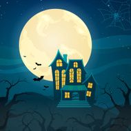 Vector Scary Halloween Design N7