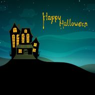 Vector Scary Halloween Design N9