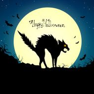 Vector Scary Halloween Design N10