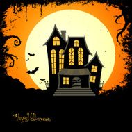 Vector Scary Halloween Design N11