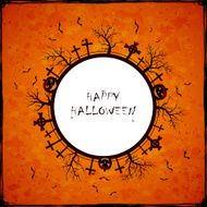 Orange halloween background N3