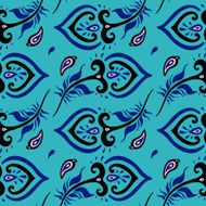 Beautiful peacock Feathers Seamless background