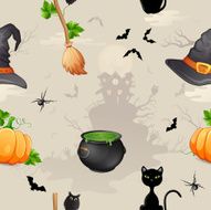 Halloween seamless pattern N58